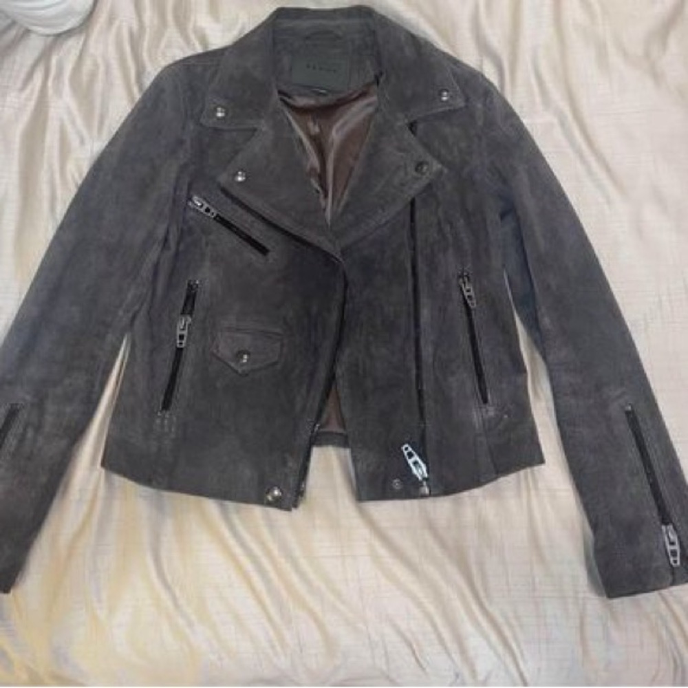 BLANKNYC suede 100% cow leather jacket